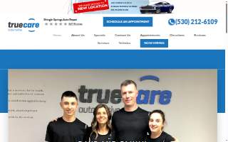 TrueCare Automotive of El Dorado Hills website