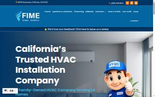 Fime HVAC website