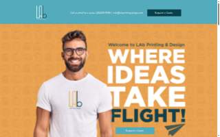 LAB Printing + Design of El Monte website