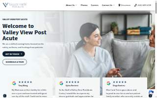 Valley View Post Acute of El Monte website