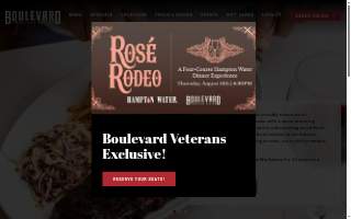 Boulevard Bistro website
