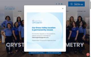 Crystal View Optometry, Inc website