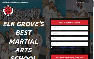 Elk Grove Academy - Family Taekwondo website