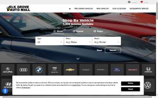 Elk Grove Chevrolet website
