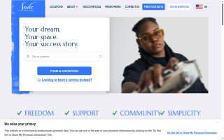 Sola Salon Studios of Reading website
