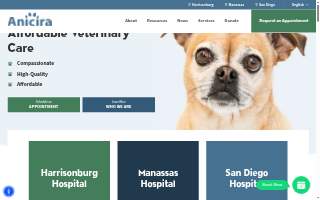 Anicira Veterinary Center of San Diego website