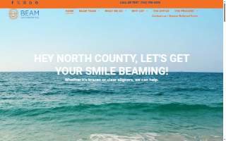 Beam Orthodontics website