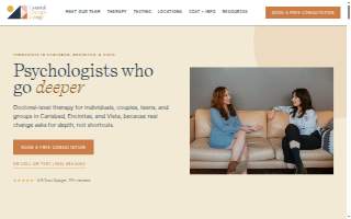 Coastal Therapy Group of Encinitas website