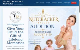 Encinitas Ballet Academy website