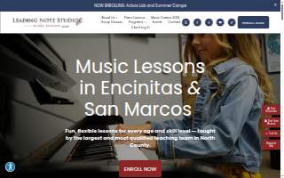 Leading Note Studios website