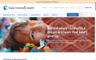 Rady Children's Specialist website