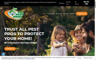 All Pest Pros of Escondido website