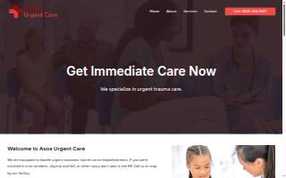 Axos Urgent Care - Escondido website