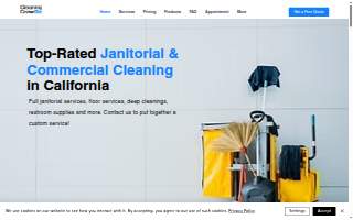 Cleaning Crew Go website