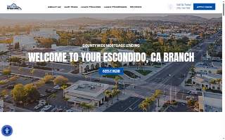 Countywide Mortgage Lending website