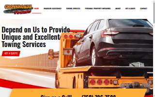 Crossroadz Towing website