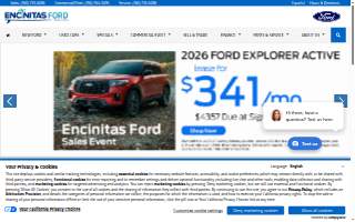 Encinitas Ford website