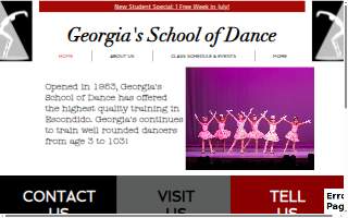 Georgia's School Of Dance website