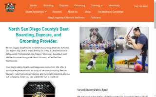 Hot Diggity Dog Resort website