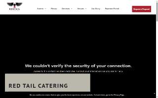 Red Tail Catering website