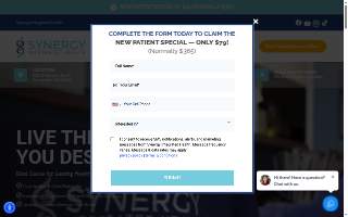 Synergy Integrated Health website