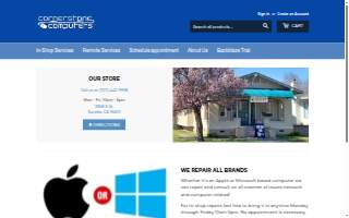 Cornerstone Computers website