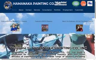 Hamanaka Painting Co Inc website