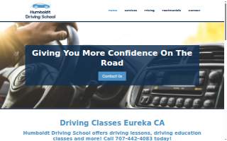 Humboldt Driving School website