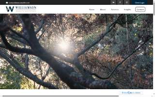 Williamson Wealth Advisors of Eureka website