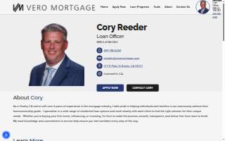 Cory Reeder - Home Loan Officer, NMLS #1867432 website