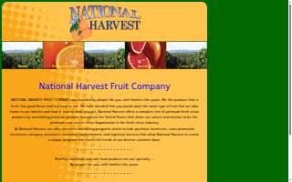 National Harvest Fruit Company website