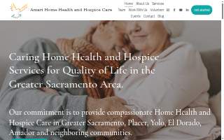 Amari Home Health and Hospice Care website
