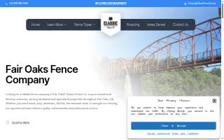 Classic Fence Company of Fair Oaks website