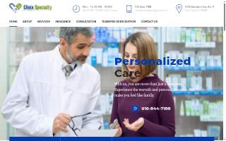 Clinix Specialty Pharmacy website