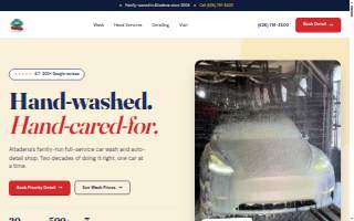 Fair Oaks Car Wash website