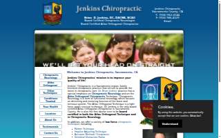 Jenkins Chiropractic Sacramento website