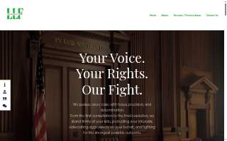 Leones Law Firm, A Professional Corporation website