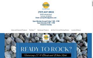 Sun-Ray Landscape Supply Company website
