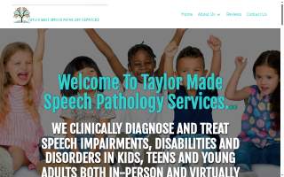 Taylor Made Speech Pathology website