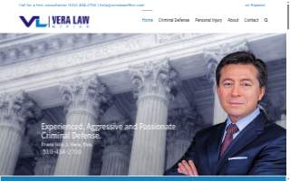Vera Law Office website