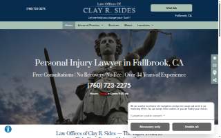 Clay R. Sides website