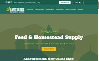 Hawthorne Country Store - Fallbrook website