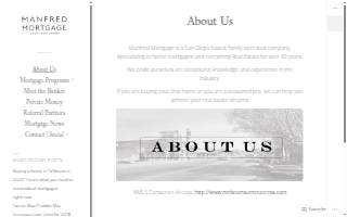 Manfred Mortgage website