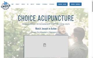 Choice Acupuncture Clinic website