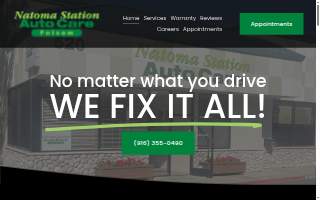 Natoma Station Auto Care website