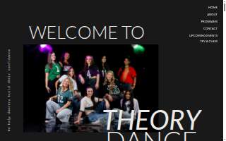 Theory Dance website