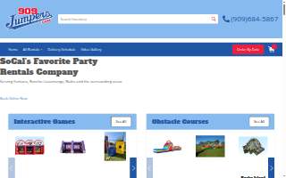909 Jumpers and Party Rentals website