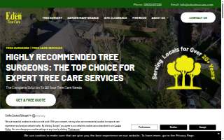 Eden Tree Care website