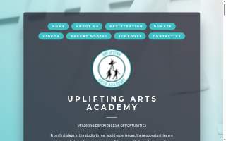 Uplifting Arts Academy website