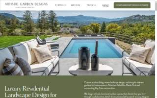 Artistic Garden Designs website